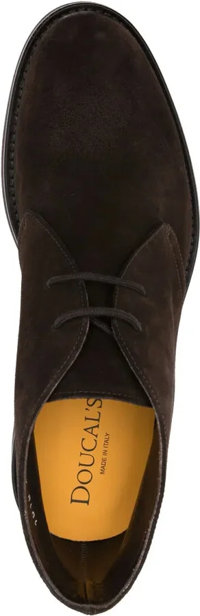 Lace-Up Suede Ankle Boots - Image 4