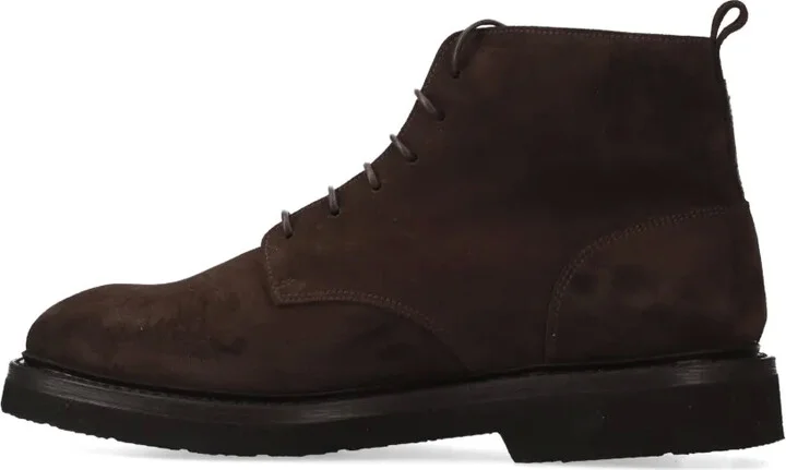 Lace-Up Suede Ankle Boots - Image 3