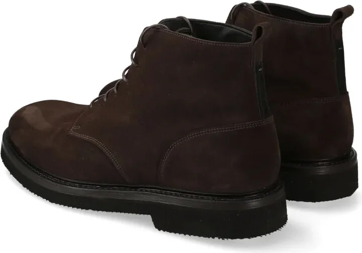 Lace-Up Suede Ankle Boots - Image 5