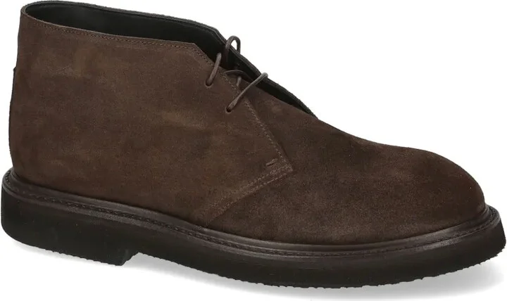 Lace-Up Suede Ankle Boots - Image 2