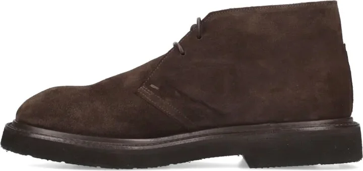 Lace-Up Suede Ankle Boots - Image 3