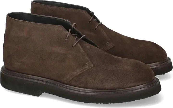 Lace-Up Suede Ankle Boots - Image 4