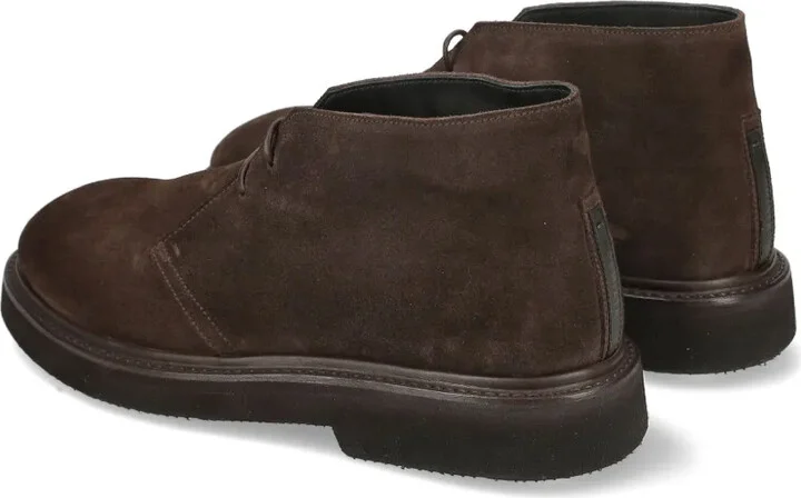 Lace-Up Suede Ankle Boots - Image 5