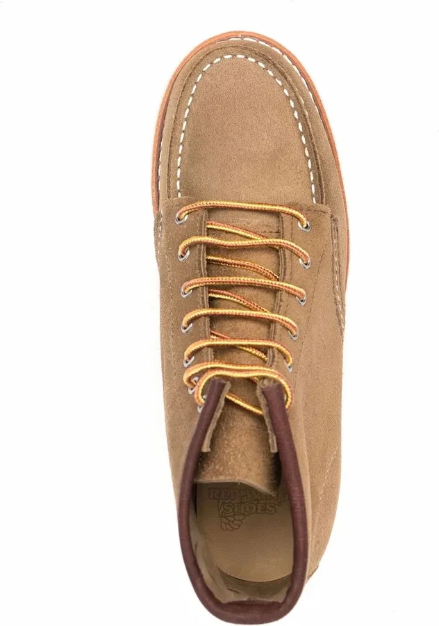 Lace-Up Suede Ankle Boots - Image 4