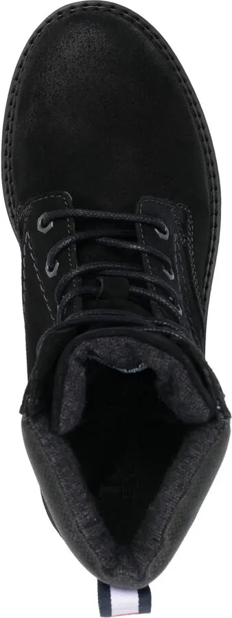 Lace-Up Suede Ankle Boots - Image 4