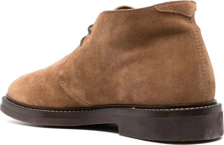 Lace-Up Suede Ankle Boots - Image 3