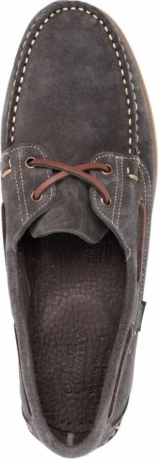 Lace-Up Suede Boat Shoes - Image 4