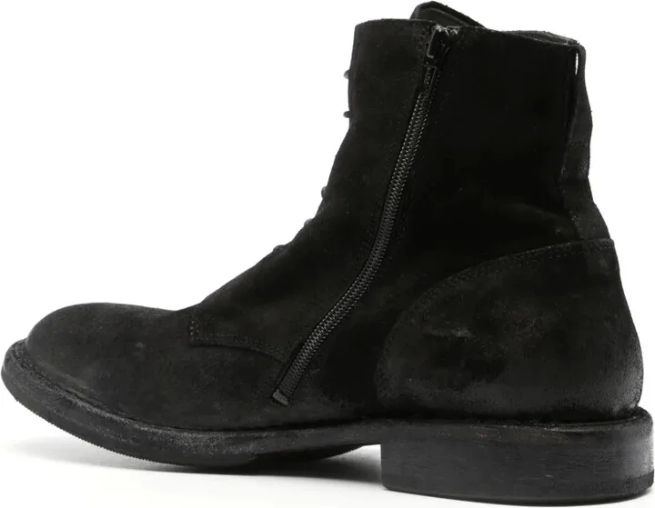 Lace-Up Suede Boots - Image 2