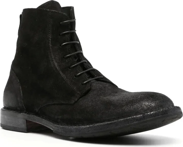 Lace-Up Suede Boots - Image 3