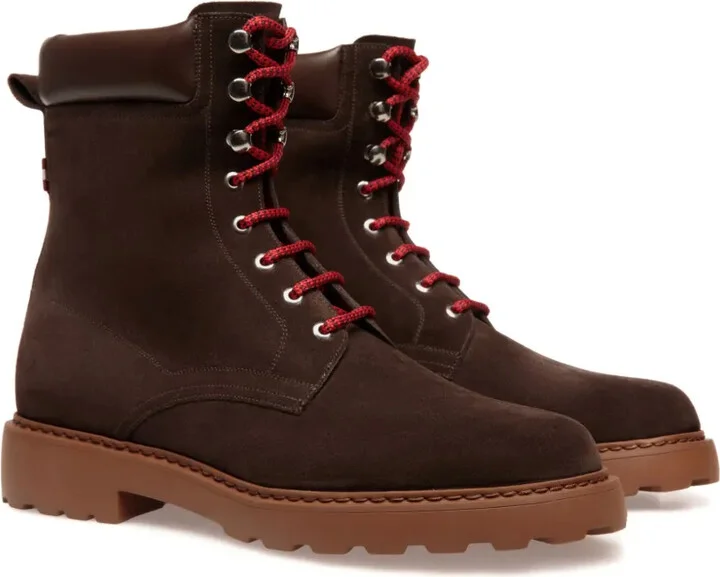 Lace-Up Suede Boots - Image 2