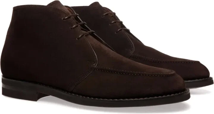 Lace-Up Suede Boots - Image 2