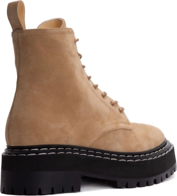 Lace-Up Suede Boots - Image 3