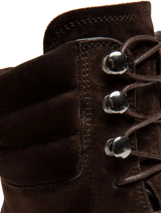 Lace-Up Suede Boots - Image 4