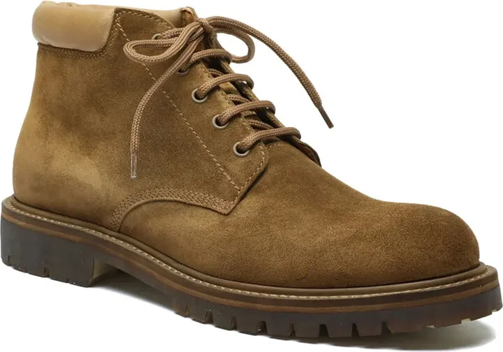 Lace-Up Suede Boots - Image 2
