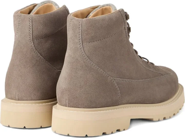 Lace-Up Suede Boots - Image 3