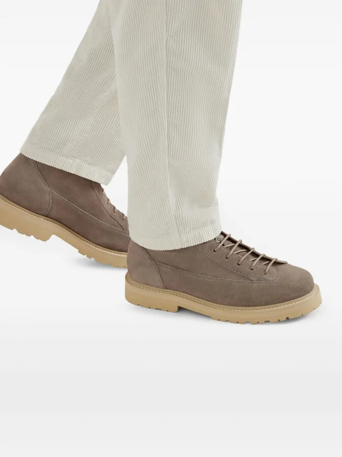 Lace-Up Suede Boots - Image 5