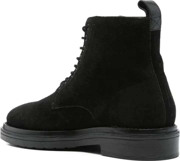 Lace-Up Suede Boots - Image 3