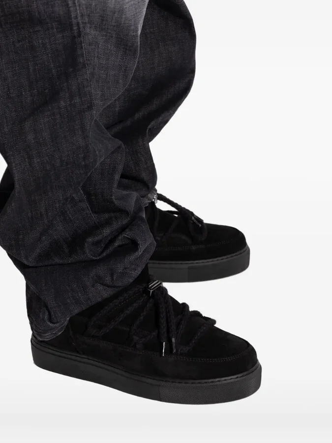 Lace-Up Suede Boots - Image 4