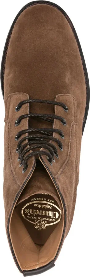 Lace-Up Suede Boots - Image 4