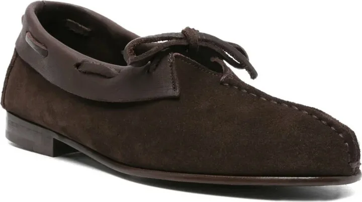 Lace-Up Suede Boots - Image 2
