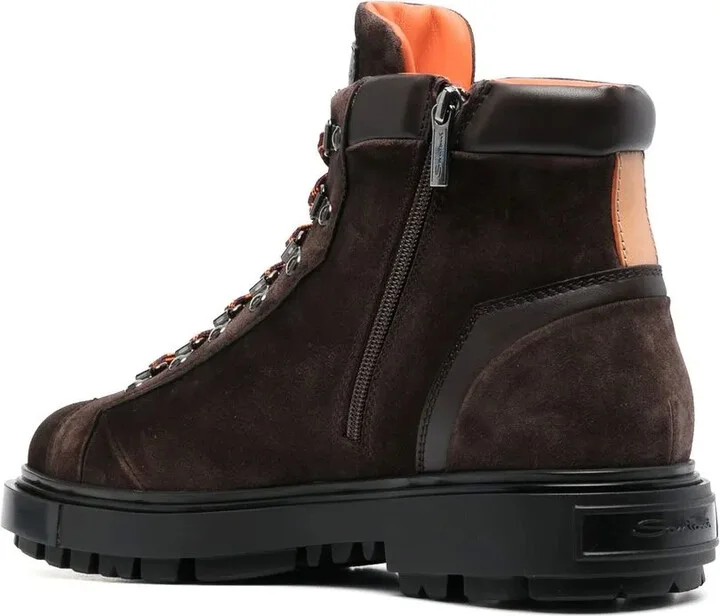 Lace-Up Suede Boots - Image 3