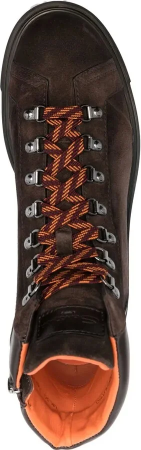 Lace-Up Suede Boots - Image 4