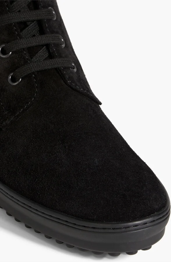 Lace-up suede boots - Image 4