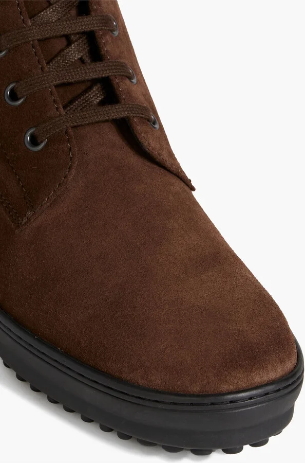 Lace-up suede boots - Image 7