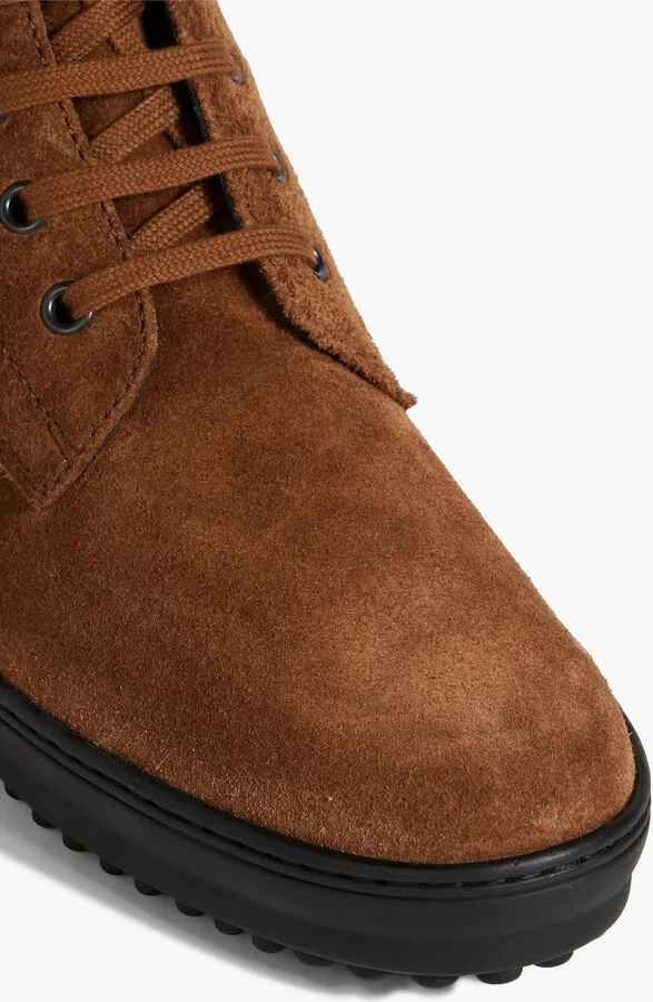 Lace-up suede boots - Image 10