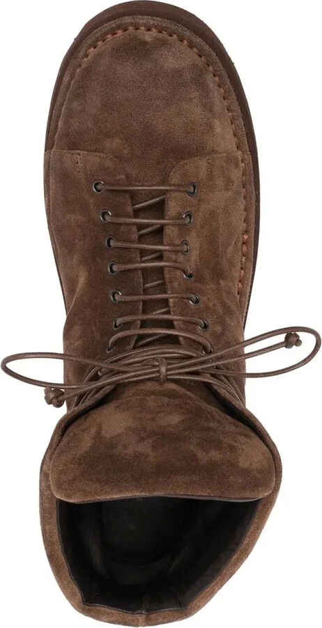 Lace-Up Suede Boots - Image 4