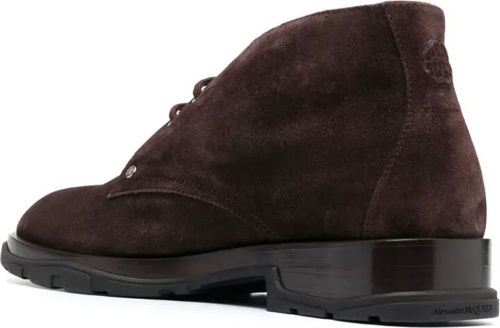 Lace-Up Suede Boots - Image 3