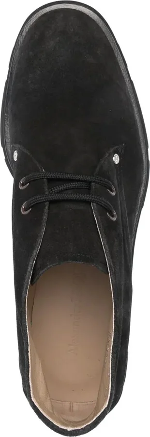 Lace-Up Suede Boots - Image 4