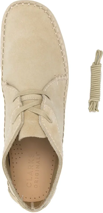 Lace-Up Suede Boots - Image 4