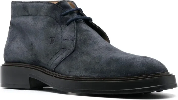 Lace-Up Suede Boots - Image 2