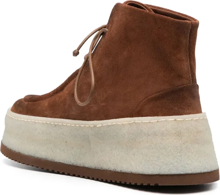 Lace-Up Suede Boots - Image 3