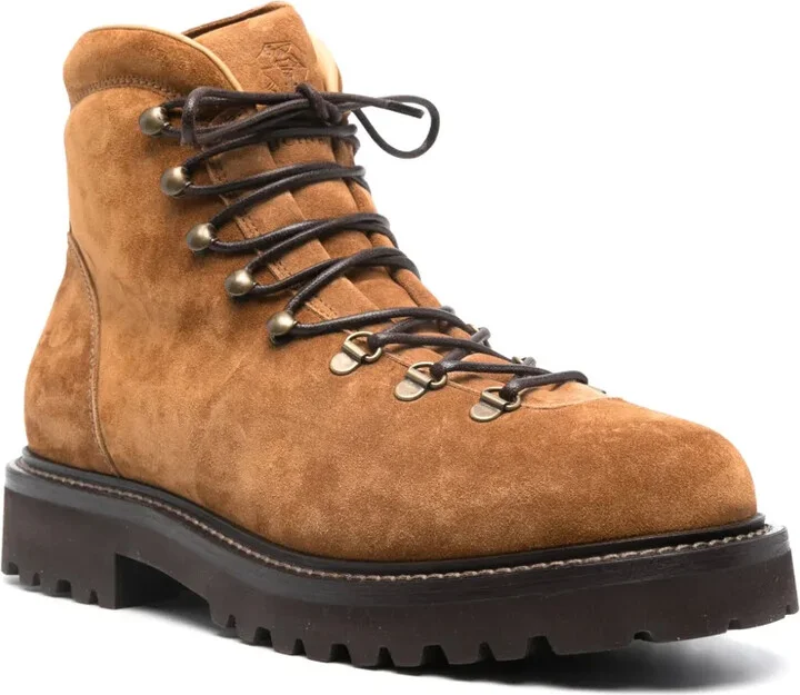 Lace-Up Suede Boots - Image 2