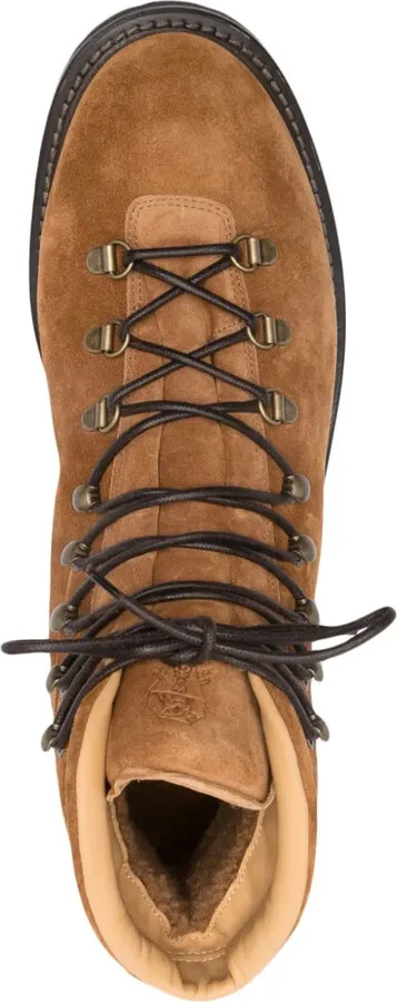 Lace-Up Suede Boots - Image 4