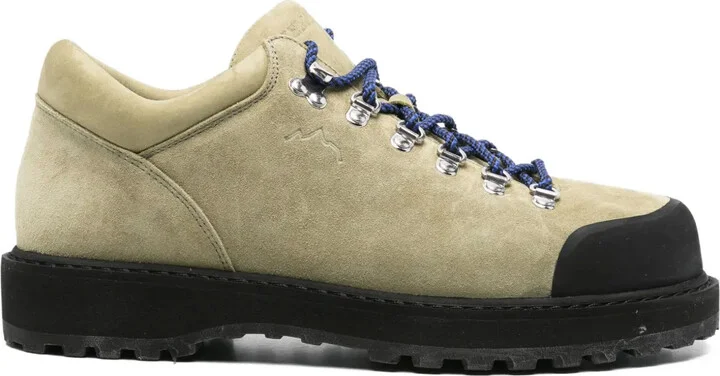 Lace-Up Suede Boots
