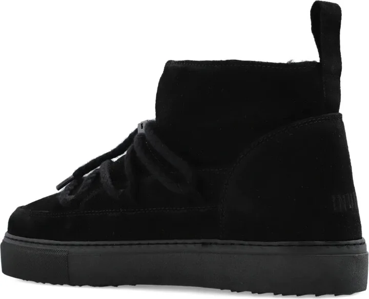 Lace-Up Suede Boots