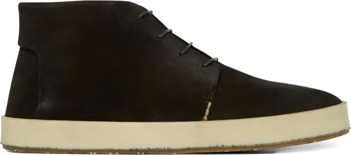Lace-Up Suede Boots