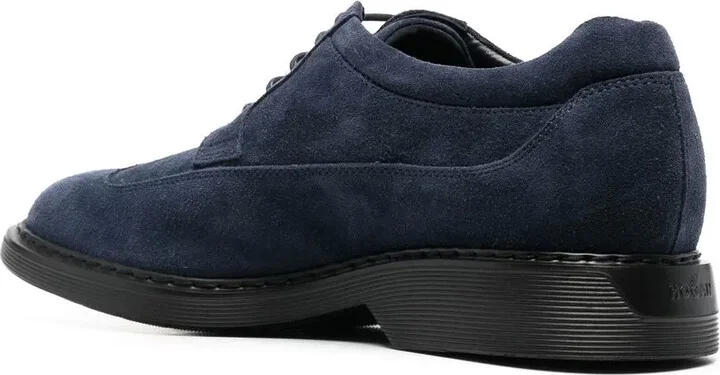Lace-Up Suede Brogues - Image 3