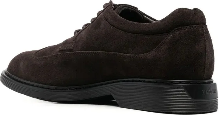 Lace-Up Suede Brogues - Image 3