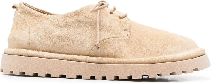Lace-Up Suede Brogues