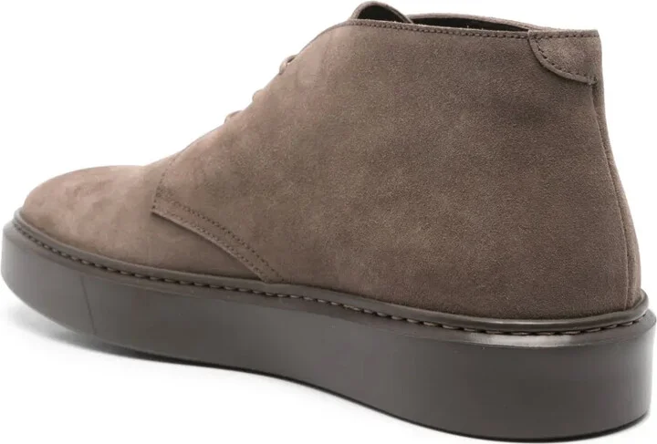 Lace-Up Suede Chukka Boots - Image 3