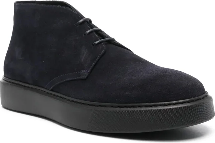 Lace-Up Suede Chukka Boots - Image 2