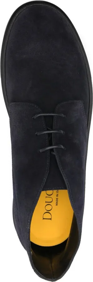 Lace-Up Suede Chukka Boots - Image 4