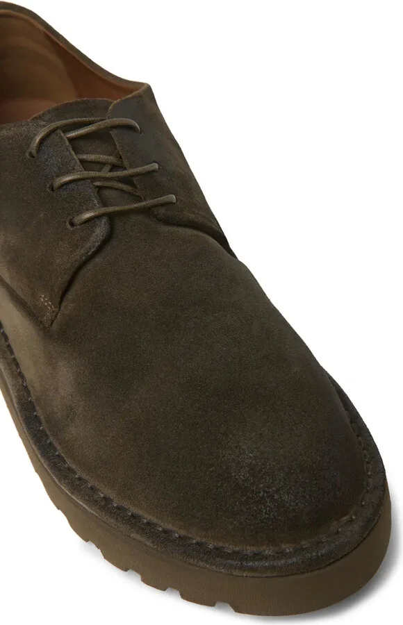 Lace-Up Suede Derby Shoes - Image 4