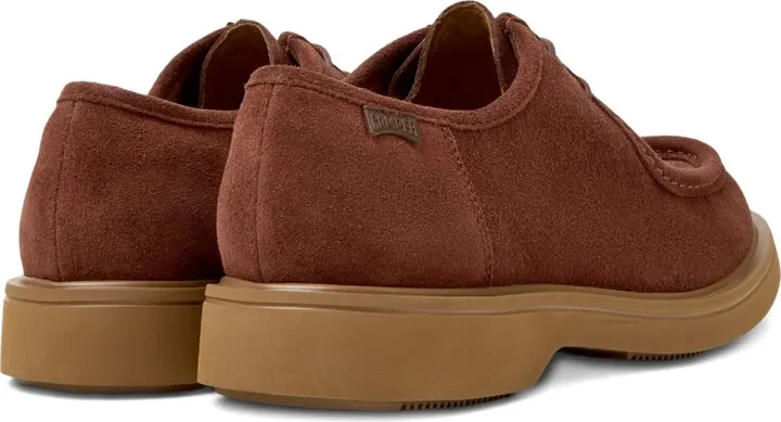 Lace-Up Suede Derby Shoes - Image 3