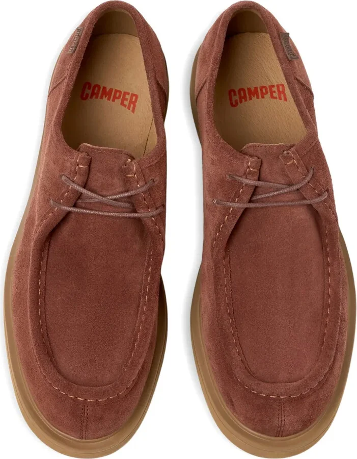 Lace-Up Suede Derby Shoes - Image 4