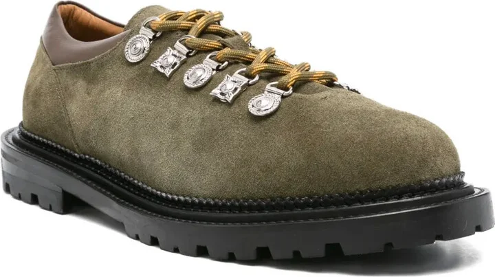 Lace-Up Suede Derby Shoes - Image 2
